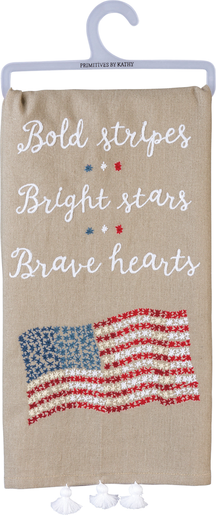 Bright Stars Brave Hearts Kitchen Towel  (Pack of 3)