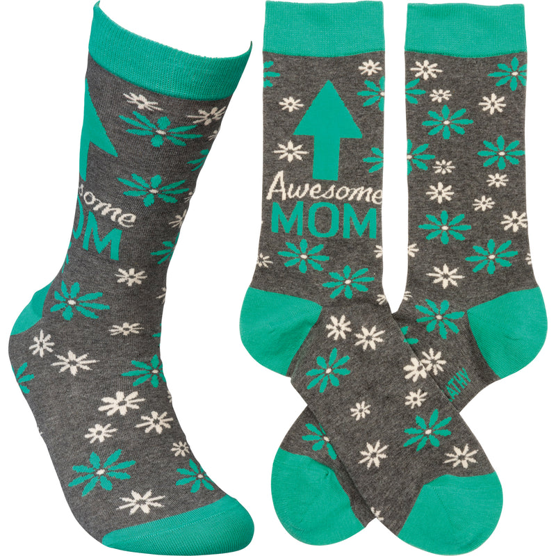 Awesome Mom Socks  (Pack of 4)
