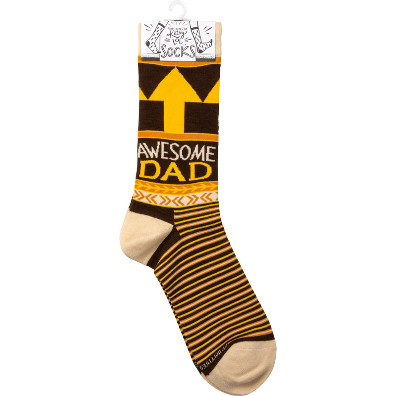 Awesome Dad Socks  (4 PAIR)