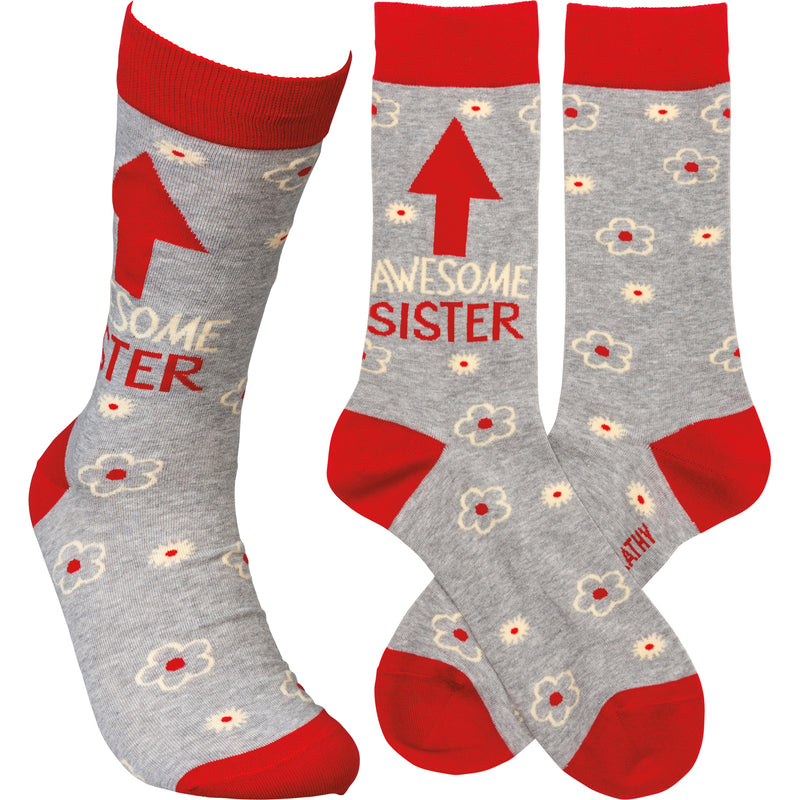 Awesome Sister Socks  (Pack of 4)