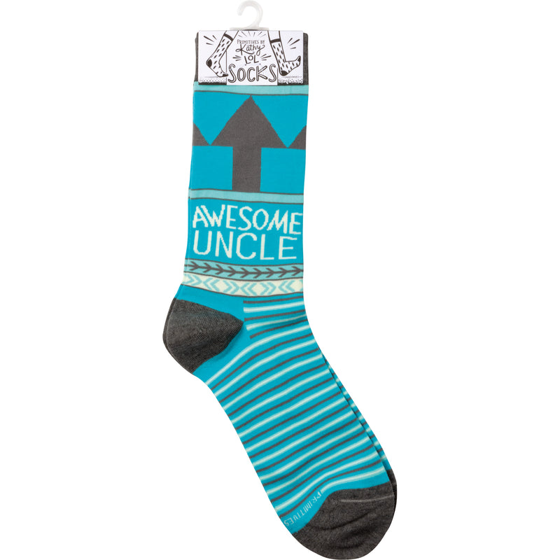Awesome Uncle Socks  (4 PAIR)