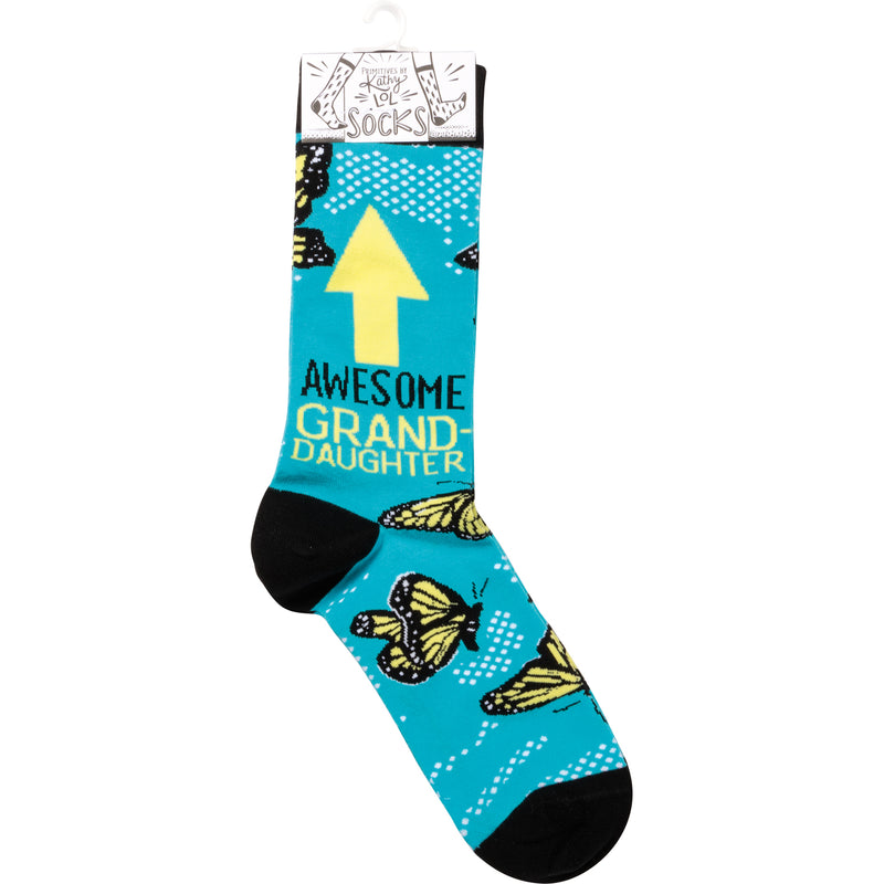 Awesome Granddaughter Socks  (Pack of 4)