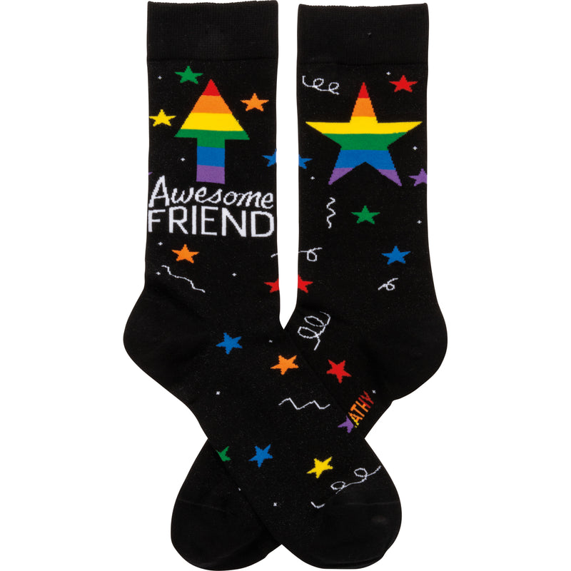Awesome Friend Stars Socks  (4 PAIR)