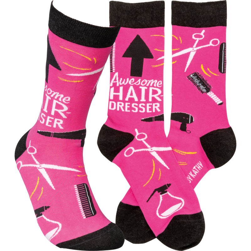 Awesome Hairdresser Socks  (4 PAIR)
