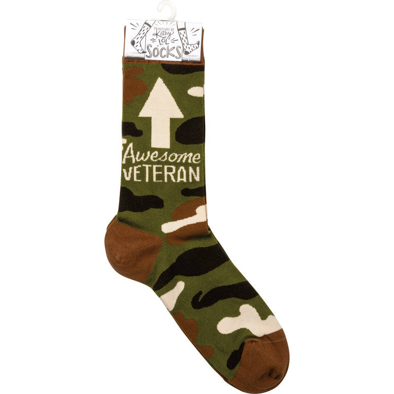 Awesome Veteran Socks  (4 PAIR)
