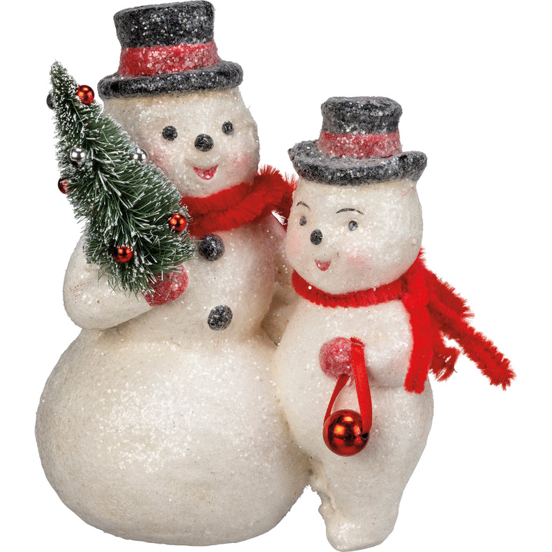 Snowman Pair Figurine (PACK OF 2)