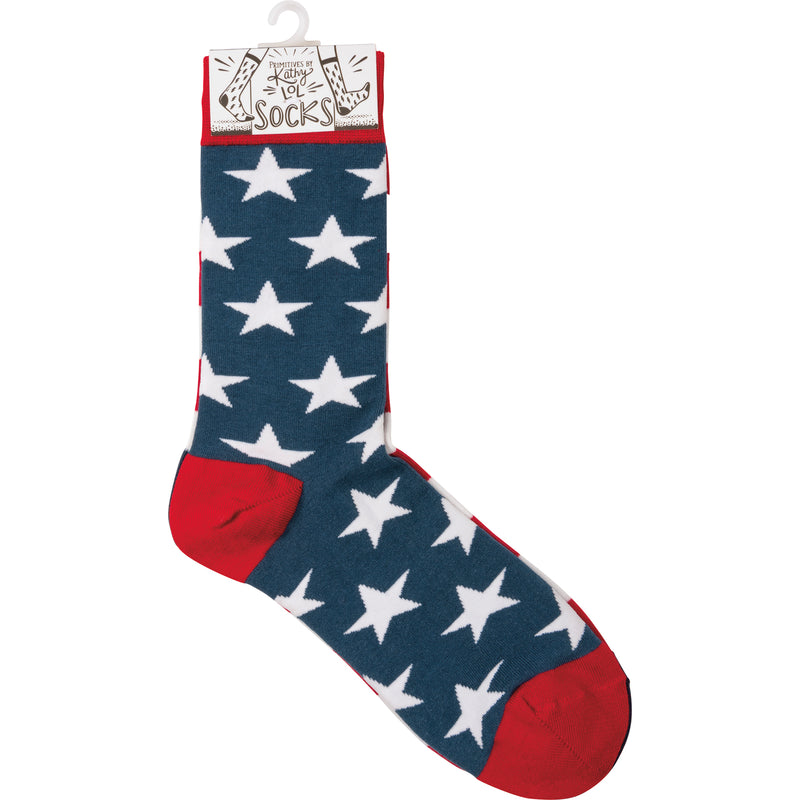 Stars And Stripes Socks (Pack of 4 )