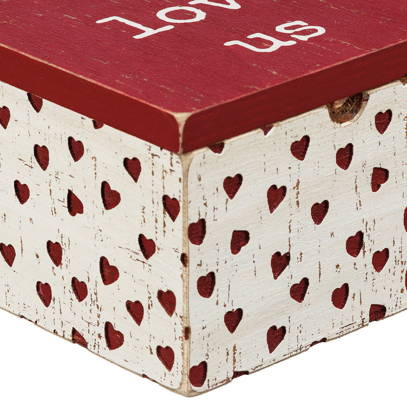 I Love Us Hinged Box  (Pack of 4)
