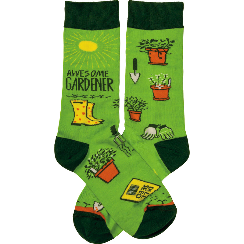Awesome Gardener Socks  (4 PAIR)