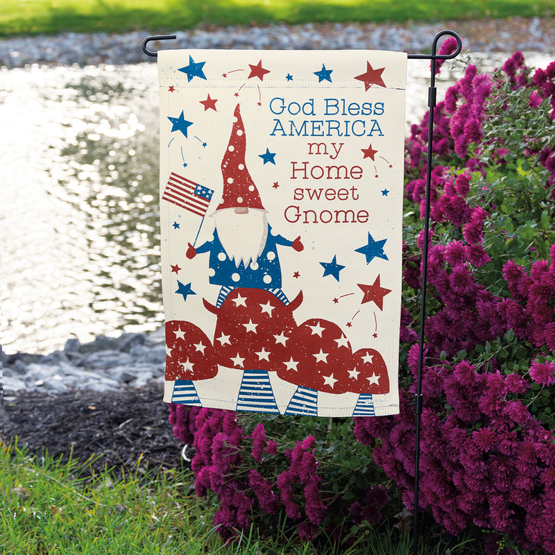 America My Home Sweet Gnome Garden Flag  (Pack of 6)
