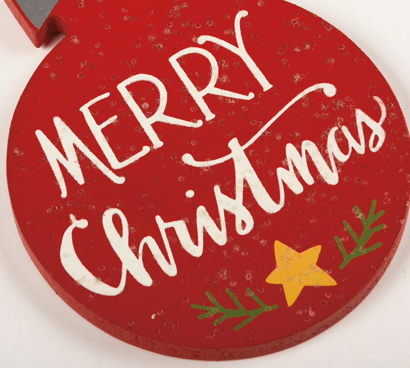 Merry Christmas Ball Ornament (PACK OF 12)