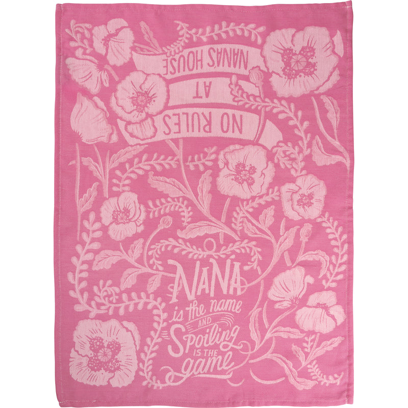 Nana The Name Spoiling Is The Game Kitchen Towel   (Pack of 6)