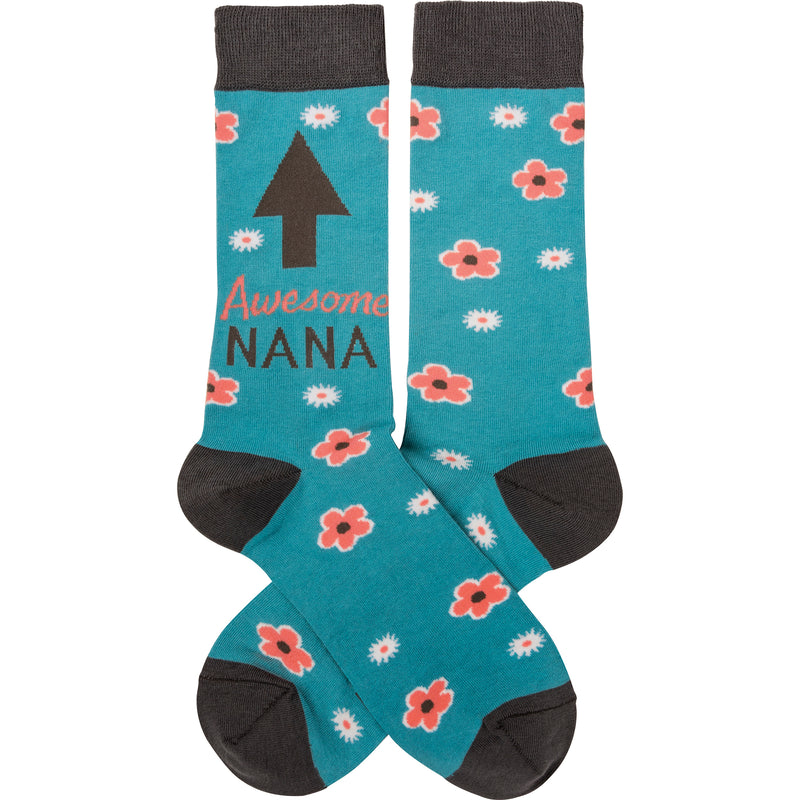 Awesome Nana Socks  (Pack of 4)