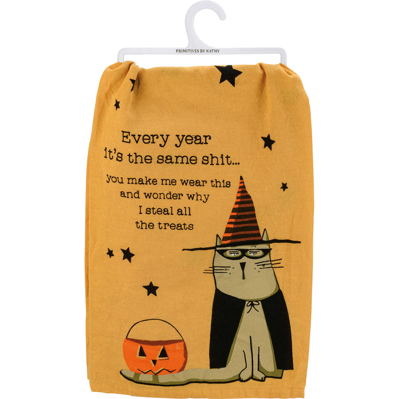 Every Year You Make Me Wear This Kitchen Towel  (Pack of 6)