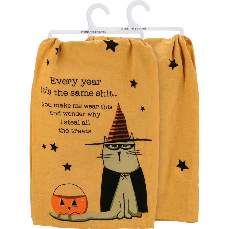 Every Year You Make Me Wear This Kitchen Towel  (Pack of 6)
