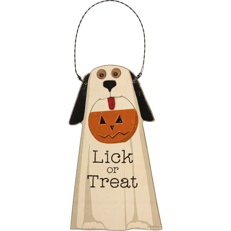 Lick Or Treat Hanging Decor  (Pack of 4)