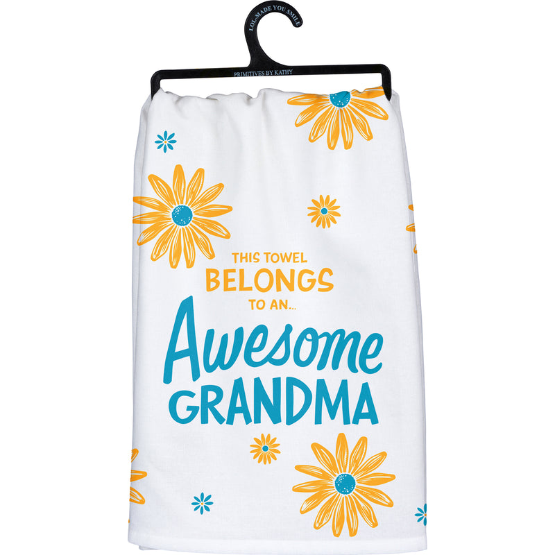Awesome Grandma Kitchen Towel  (Pack of 6)