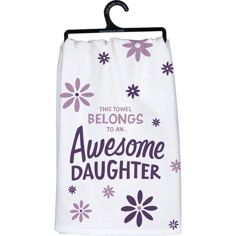 Awesome Daughter Kitchen Towel   (Pack of 6)