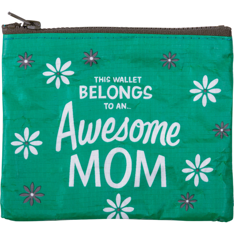 Awesome Mom Zipper Wallet   (Pack of 4)