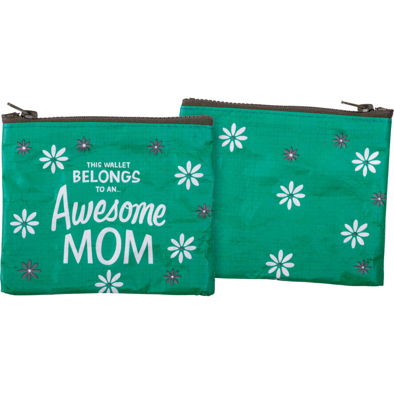 Awesome Mom Zipper Wallet   (Pack of 4)