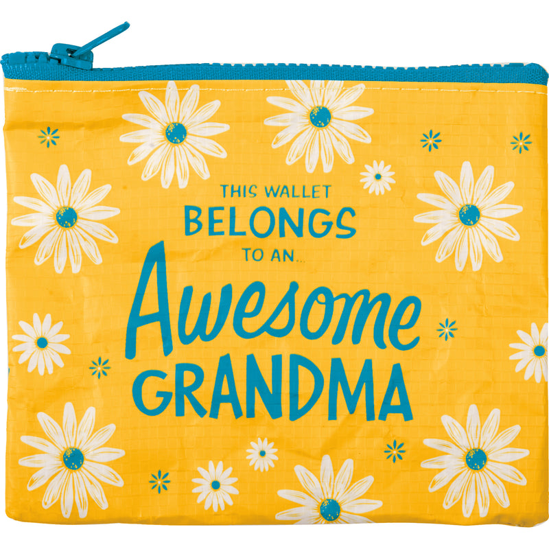 Awesome Grandma Zipper Wallet   (Pack of 4)