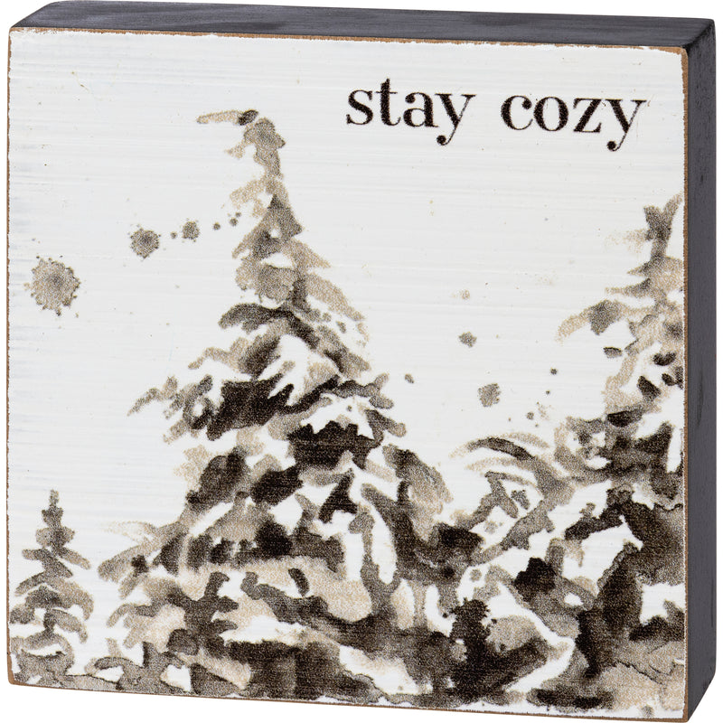 Stay Cozy Block Sign (PACK OF 1)