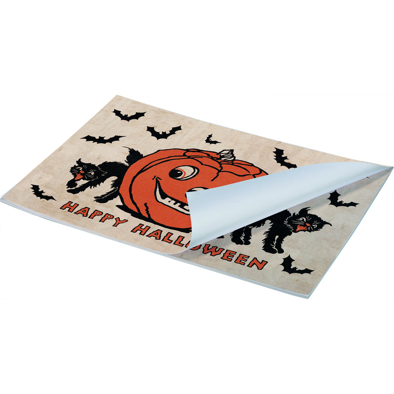 Happy Halloween Paper Placemat Pad  (Pack of 4)