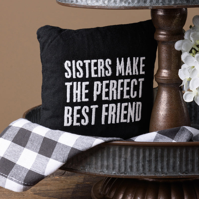 Sisters Make The Perfect Best Friend Mini Pillow (Pack of 2)