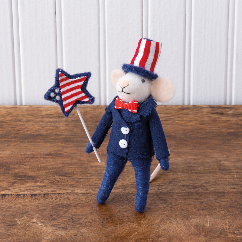 Uncle Sam Mouse Critter (Pack of 4)
