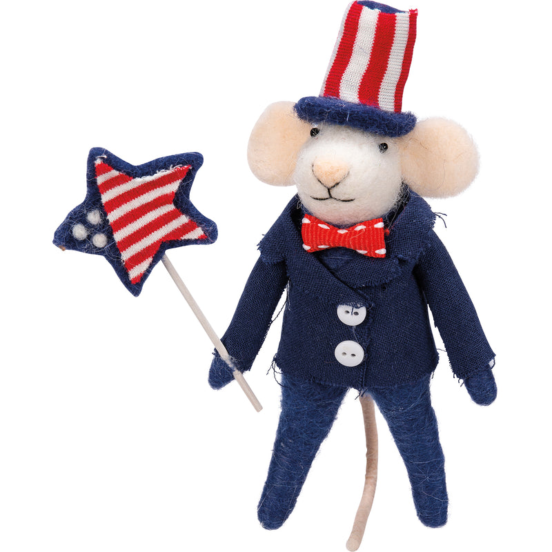 Uncle Sam Mouse Critter (Pack of 4)