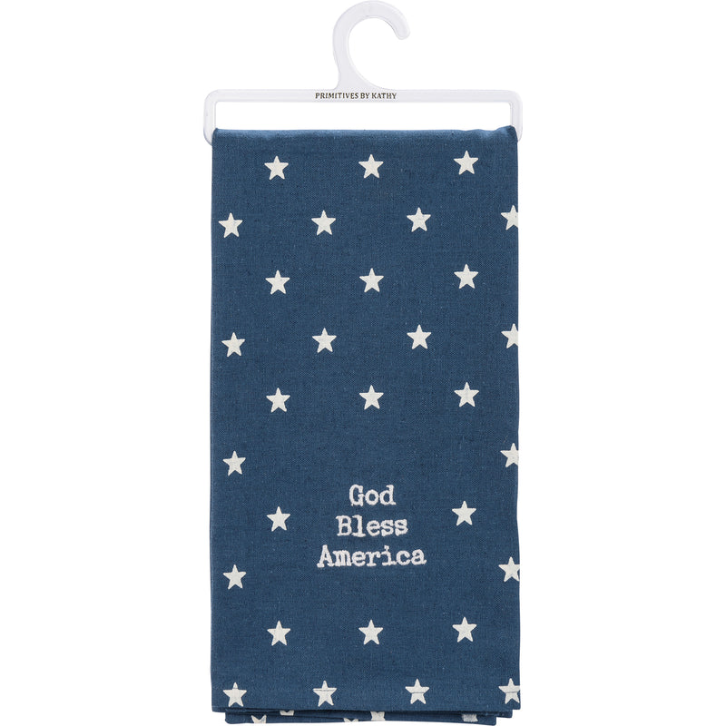 God Bless America Kitchen Towel  (Pack of 3)