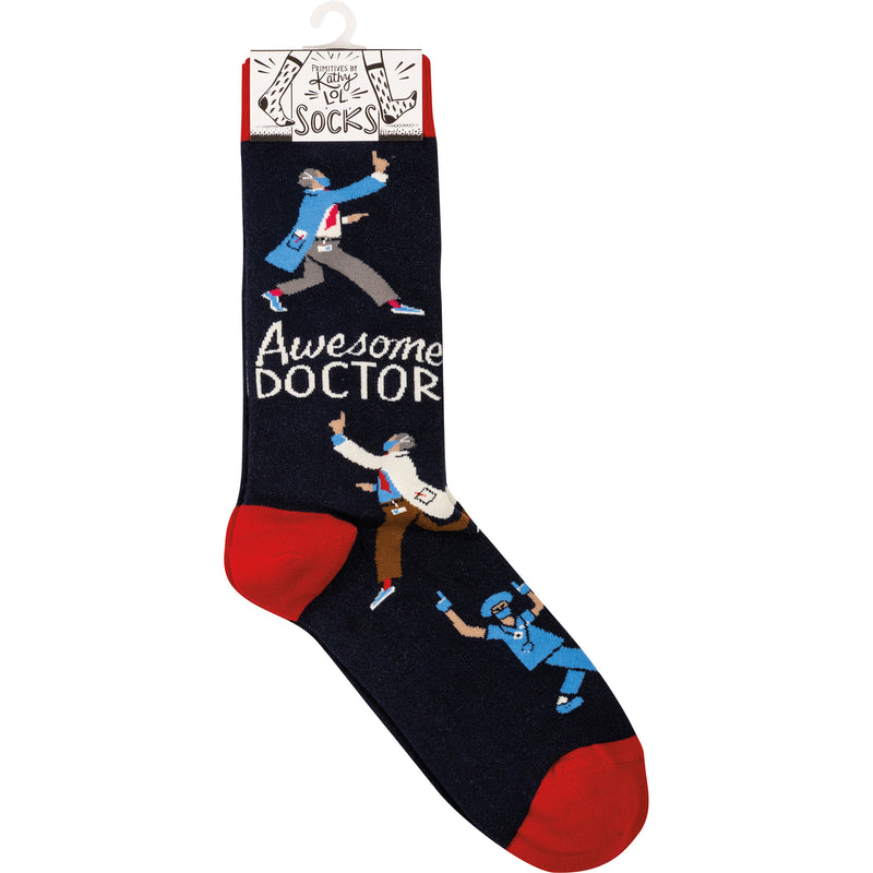 Awesome Doctor Socks  (4 PAIR)