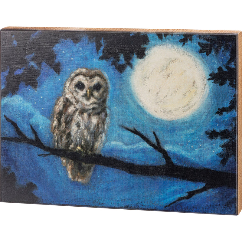 Owl Box Sign  (Pack of 2)