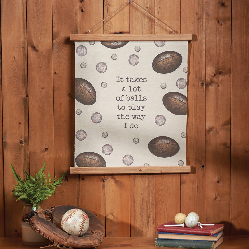 A Lot Of Balls Wall Decor  (Pack of 2)