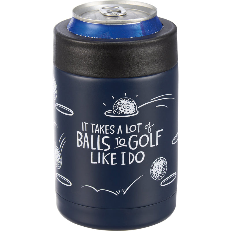 A Lot Of Balls To Golf Can Cooler  (Pack of 4)
