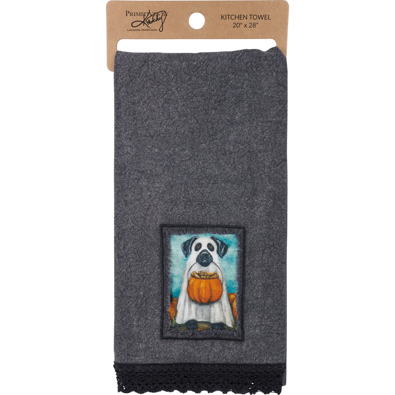 Ghost Dog Kitchen Towel  (Pack of 3)