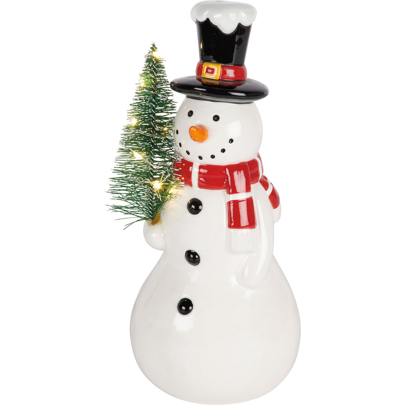 Lighted Snowman Figurine (Pack of 2)