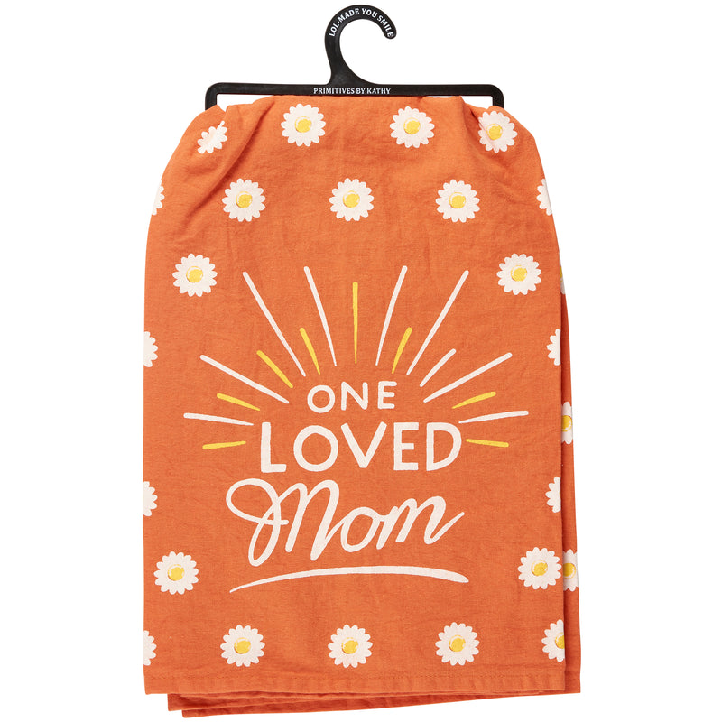 One Loved Mom Kitchen Towel   (Pack of 6)