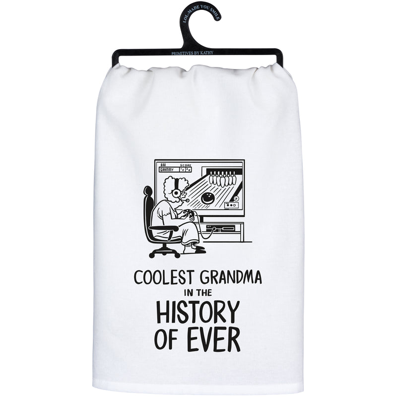Coolest Grandma Kitchen Towel  (Pack of 6)