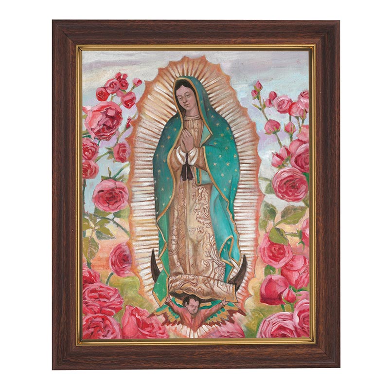 12.5" Framed Print - Our Lady Of Guadalupe