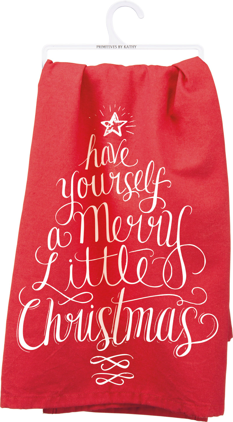 Yourself A Merry Little Christmas Kitchen Towel (PACK OF 6)