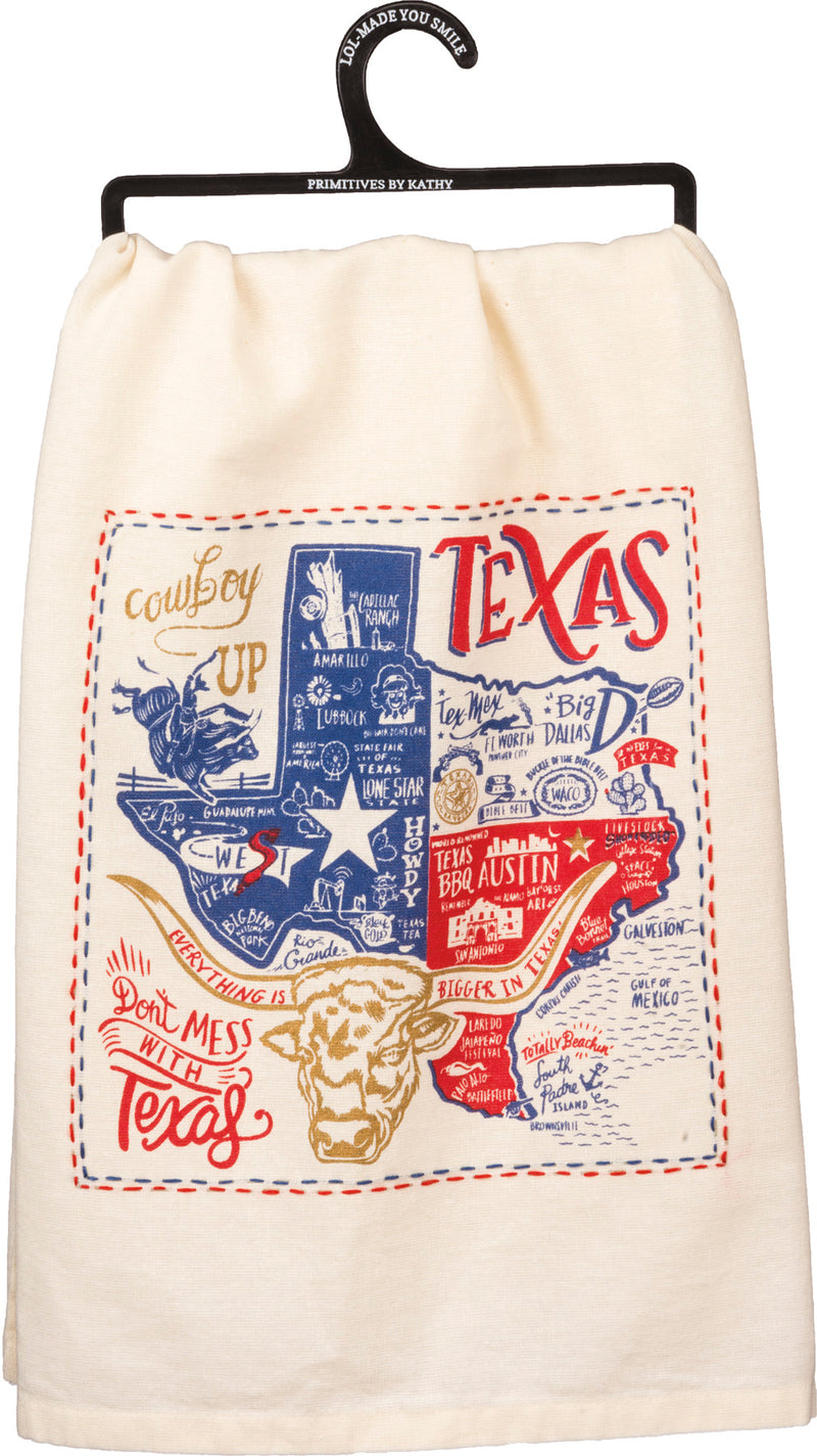 Texas Kitchen Towel  (Pack of 4)