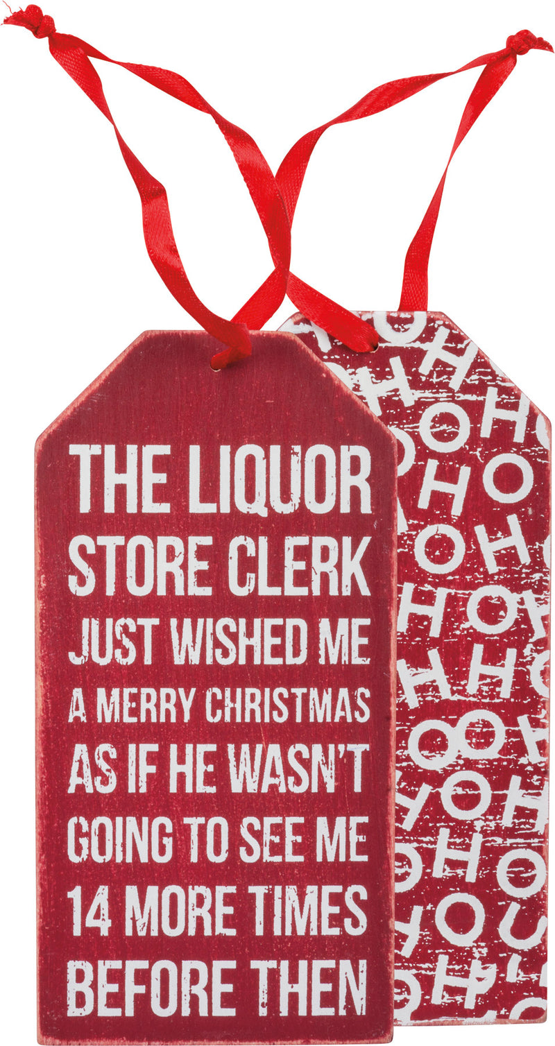 Liquor Clerk Bottle Tag (PACK OF 6)