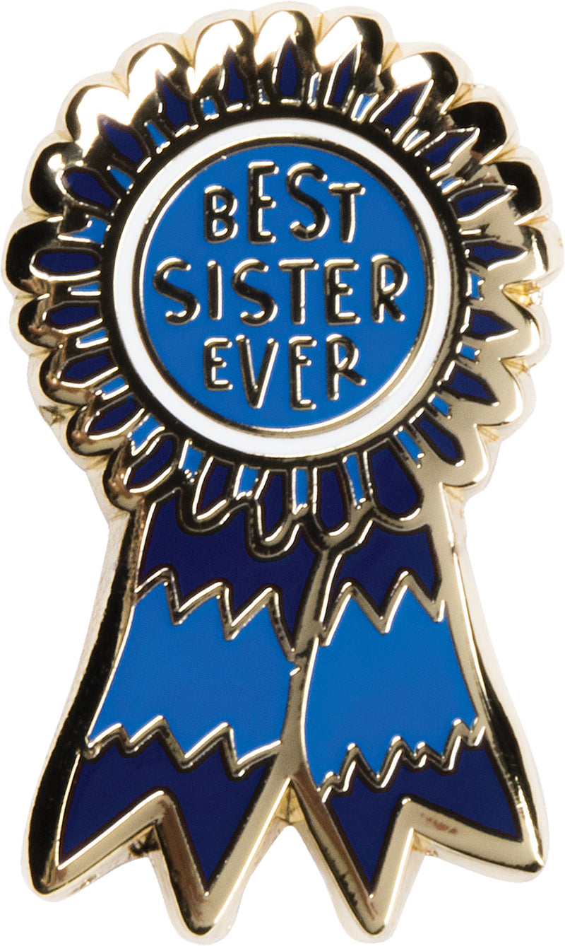 Best Sister Ever Enamel Pin (Pack of 6)