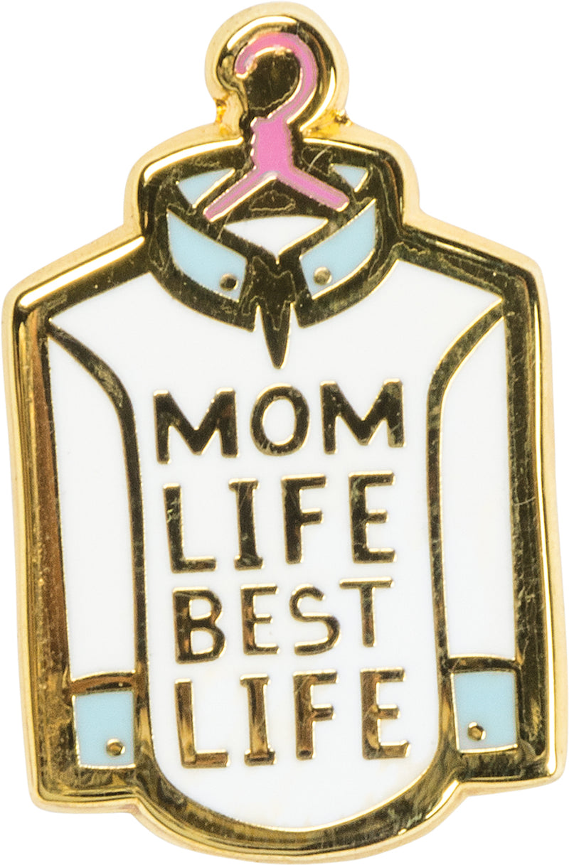 Mom Life Best Life Enamel Pin (Pack of 6)