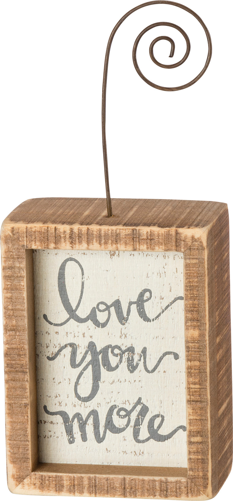 Love You More Inset Photo Block  (Pack of 4)