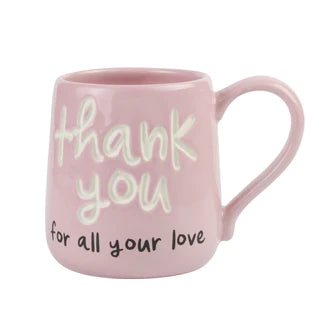 Thank You For Love Engrave Mug