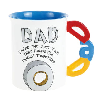 Sculpted Dad Tape Mug