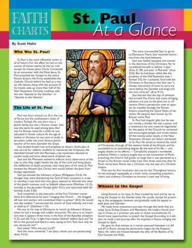 St. Paul at a Glance (Faith Charts) Pamphlet
