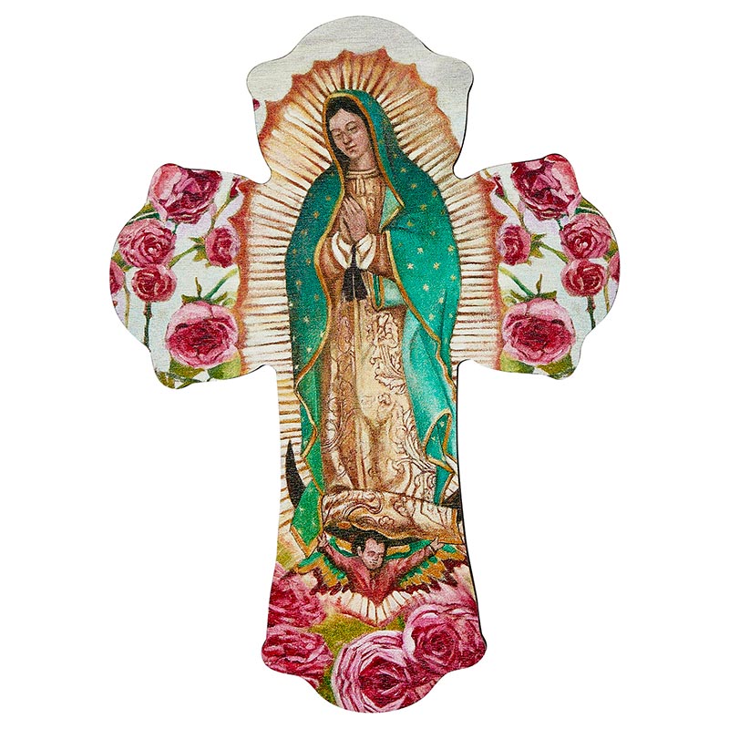 8" Our Lady Of Guadalupe Wall Cross